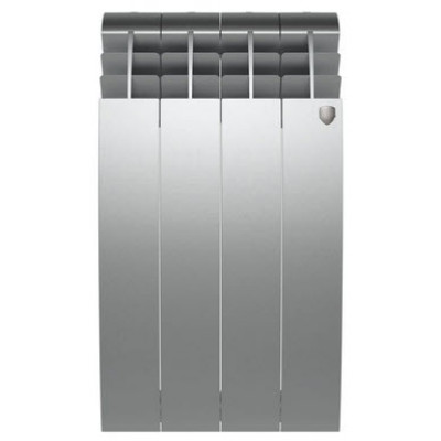 Радиатор биметаллический Royal Thermo BiLiner 500/Silver Satin (4 секции) 170 Вт серый