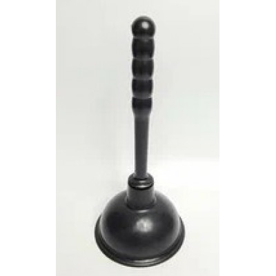 Вантуз-Гигант конический черный, диаметр 172 мм, ручка пластмассовая h=319мм